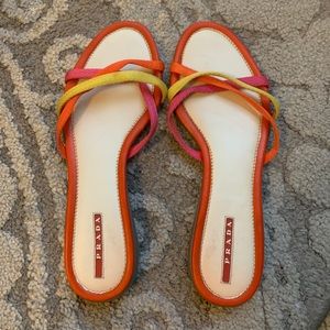 (Sold)Prada sandals size 8 US 38 IT